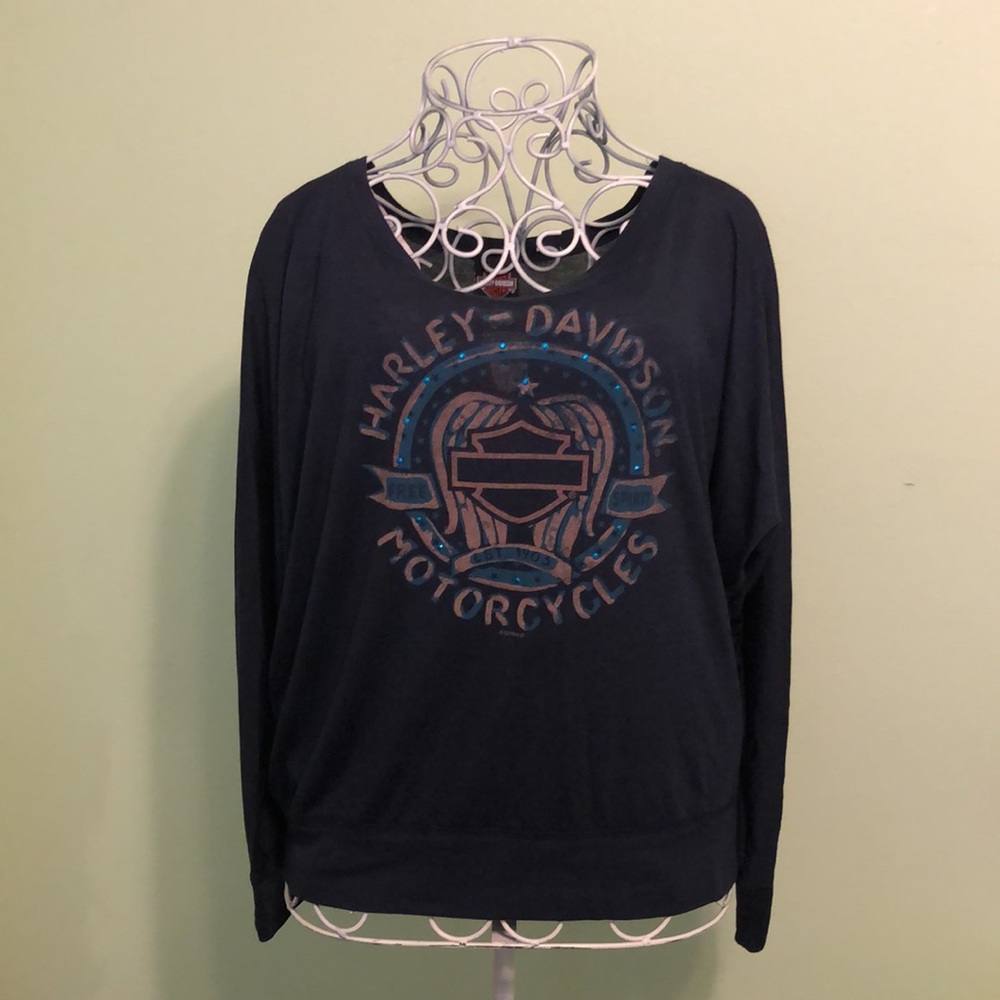 Harley Davidson Women’s Long Sleeved Pullover
